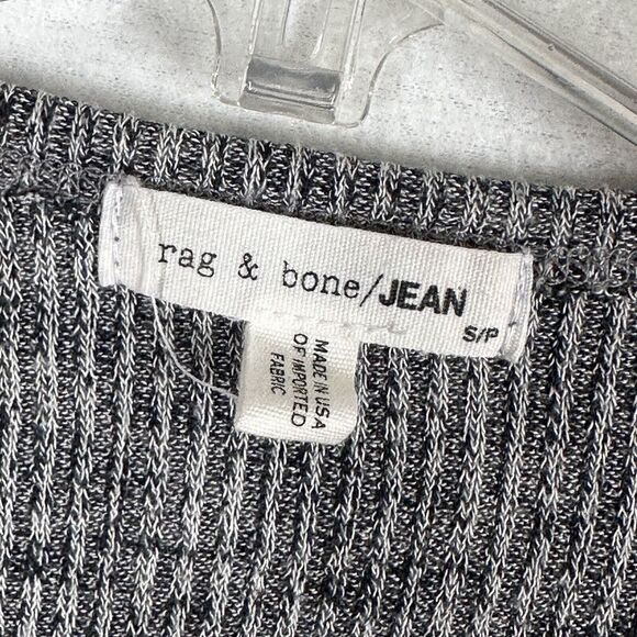 Rag And Bone Knit Top Muscle Tee S Cut Out Drape Back Detail Pullover Casual - Picture 4 of 8